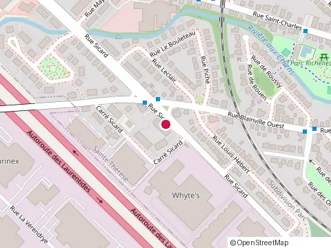 Location of Dollarama at 260 Plaza Ste-Therese, Sainte-Thérèse