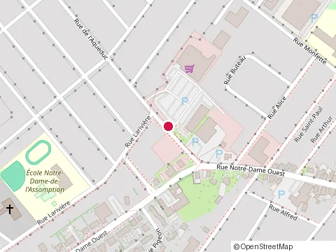 Location of Dollarama at 3 Rue de l Aqueduc, Victoriaville