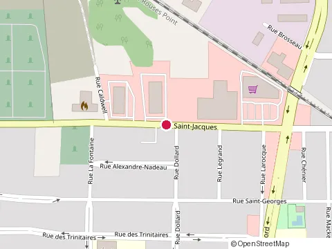 Location of Dollarama at 423 Rue St-Jacques, Saint-Jean-sur-Richelieu