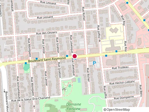 Location of École de Danse Cyr at 60 Boulevard Saint-Raymond, Gatineau