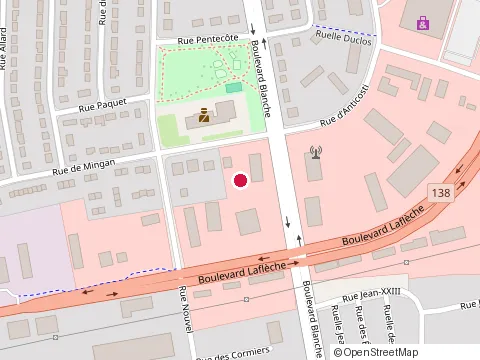 Location of Financière Banque Nationale at 600 Boulevard Laflèche, Baie-Comeau