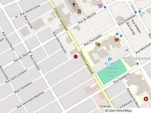 Location of Garde-Robe Capsule at 87 Rue Champlain, Salaberry-de-Valleyfield