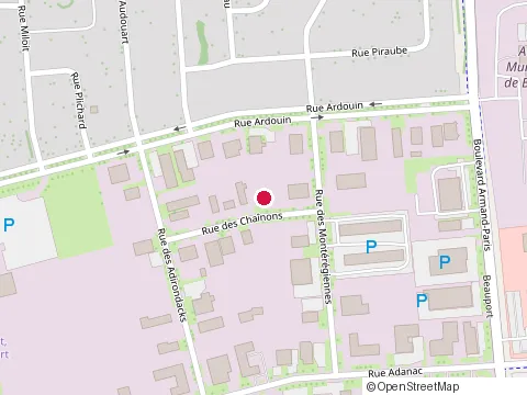 Location of Hampton Inn at 730 Rue d'Everell, Québec