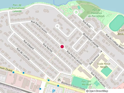 Location of Harfang-des-Neiges Elementary School|Pierre-Lauzon Building at 4770 Pierre-Lauzon, Pierrefonds