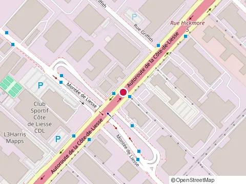 Location of Heineken Canada Inc. at 7500 Ch de la Cote-de-Liesse, Saint-Laurent