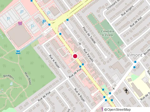 Location of Hilton Montreal/Laval at 2225 Autoroute 15, Laval