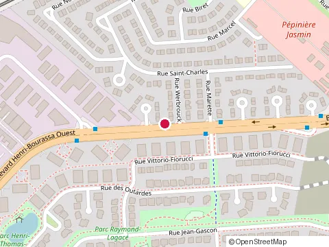 Location of Hydro Québec at 7575 Boulevard Henri-Bourassa Ouest, Communaute-Urbaine-de-Montreal