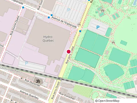 Location of Hydro-Québec at 201 Rue Jarry O, Montréal
