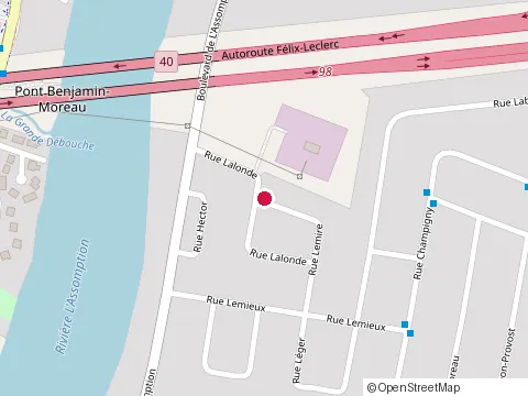 Emplacement de Hydro-Québec - Poste Repentigny au Rue Lalonde, Repentigny