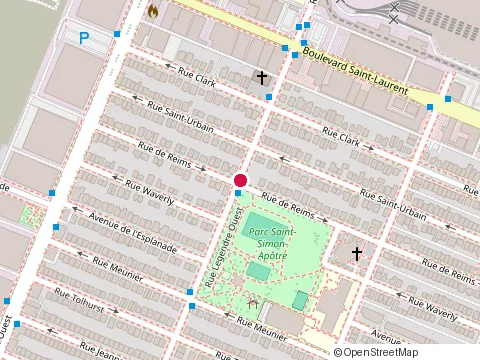 Location of Ia Financial Group : Saint-Denis Agency at 9001 boulevard de l'Acadie, Montréal
