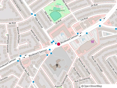Location of Jean Coutu Drug Store Pharmacy at 4691 boulevard Samson, Laval