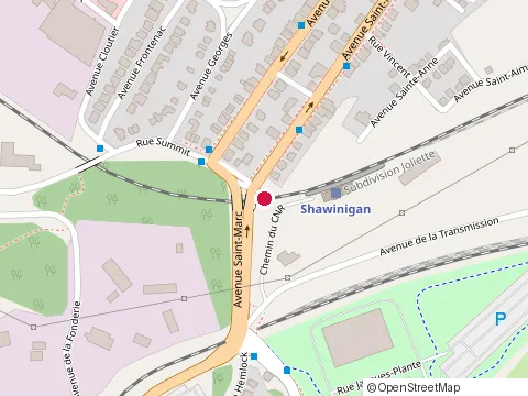 Location of Kfc at Ave Saint-Marc, Shawinigan