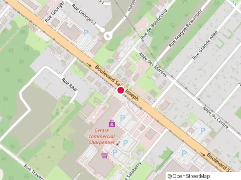 Location of Léon Opéré Par Meubles Charpentier at 4563 Boulevard Saint-Joseph, Saint-Nicéphore