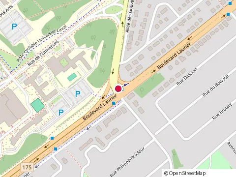 Location of Lush Cosmetics Place Laurier at 2700 Boul Laurier Unit 0280, Québec
