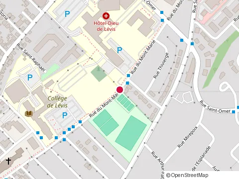 Location of Maison Alphonse Desjardins at 6 du Mont-Marie, Lévis