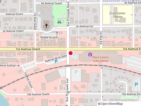 Location of Mcdonald'S at 12 1Re Avenue E, Amos