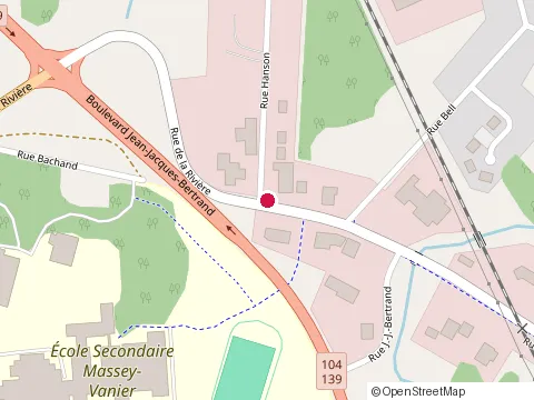 Location of Mcdonald'S at 424 Rue de la Rivière, Cowansville