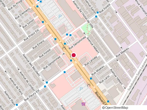 Location of Mcdonald'S at 10333 Boulevard Pie-Ix, Montréal-Nord