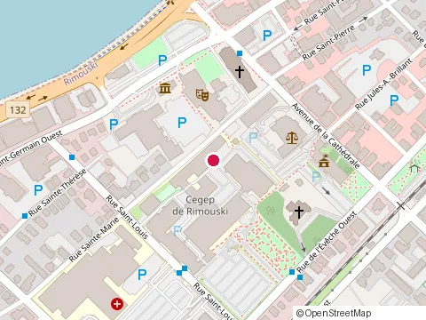 Location of Mcdonald'S at 395 Boulevard Saint Germain Ouest, Rimouski