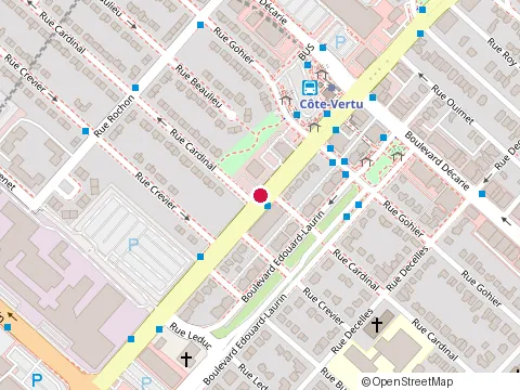 Location of Mcdonald'S at 1565 Blvd de la Côte-Vertu, Saint-Laurent