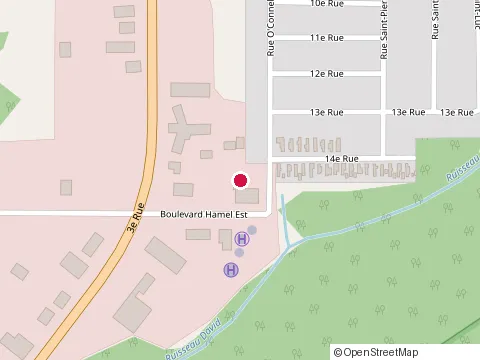 Location of Mcdonald'S at 969 Bd Hamel E, Chibougamau