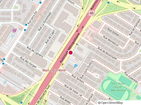 Location of Mcdonald'S at 5090 Boulevard Métropolitain E, Saint-Léonard