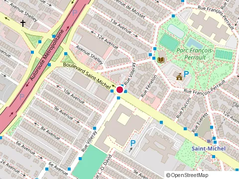 Location of Mcdonald'S at 7645 Saint-Michel Blvd, Montral