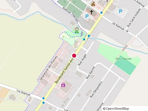 Location of Mcdonald'S at 481 Boulevard Ste Anne, Sainte-Anne-des-Plaines