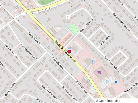 Location of Mcdonald'S at 4600 route de Fossambault, Sainte-Catherine-de-la-Jacques-Cartier