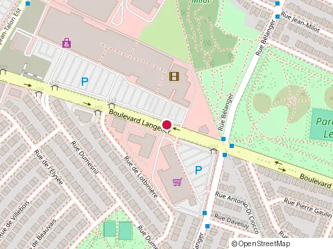 Location of Mcdonald'S at 7445 Langelier Blvd, Saint-Léonard