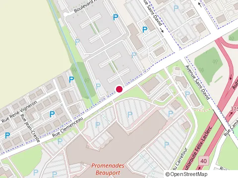 Location of Mcdonald'S (Saint-David) at 3481 Rue Clémenceau, Beauport