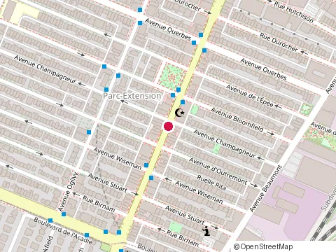 Location of Metro at 760 Rue Jean-Talon, Montréal