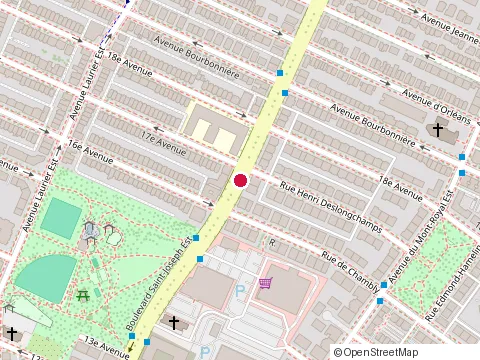 Location of Metro at 3600 Boul St Joseph Est, Montréal