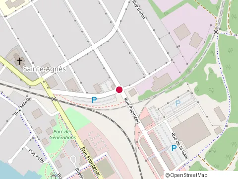 Emplacement de Metro au 6000 Rue Papineau, Lac-Mégantic