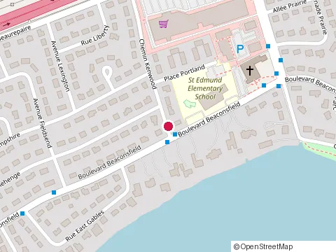 Emplacement de Metro au 50 Boulevard Saint-Charles, Beaconsfield