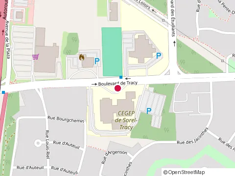 Location of Metro at 7000 Avenue de la Plaza, Sorel-Tracy