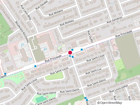 Location of Metro at 105 Rue Principale, Châteauguay