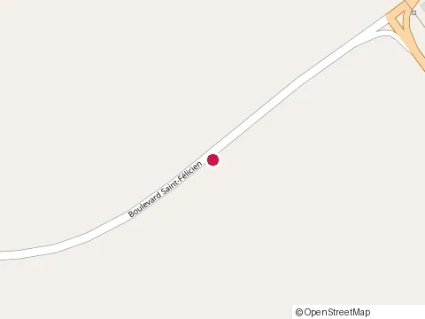 Location of Metro Boutin St-Félicien at 1200 Boulevard St Félicien, Saint Félicien Saint-Félicien