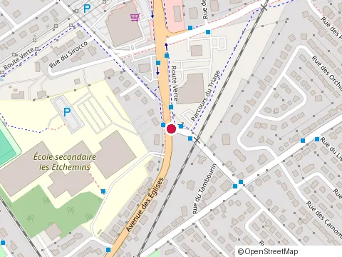 Emplacement de Metro Charny au 8032 Av. des Églises, Levis
