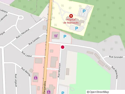Location of Metro Lapointe Maniwaki at 100 Rue Beaulieu, Maniwaki
