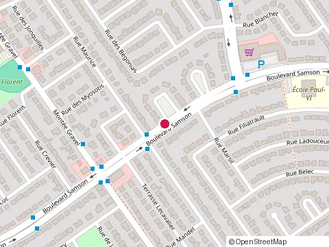 Emplacement de Metro Marché Denigil au 555 Blvd. Samson, Laval