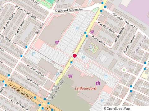 Location of Metro Plus at 4290 Rue Jean-Talon, Montréal