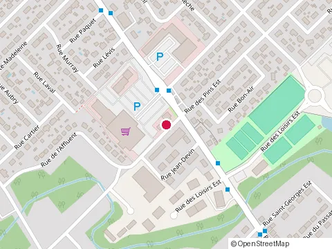 Location of Metro Plus Ancienne-Lorette at 1858 Rue Notre Dame, L'Ancienne-Lorette