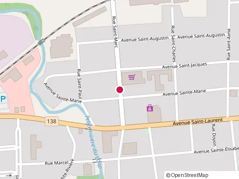Location of Metro Plus Beaumier Louiseville at 80 Rue Saint-Marc, Louiseville