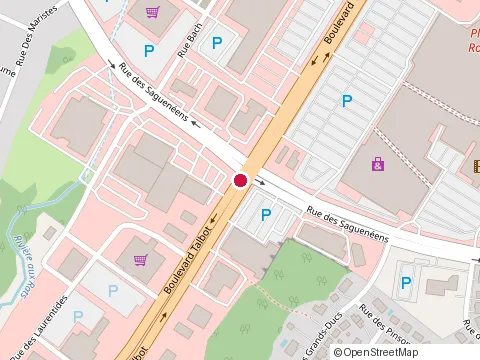 Emplacement de Metro Plus Chicoutimi au 1550 Bd Talbot, Chicoutimi