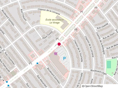 Location of Metro Plus de la Concorde at 155 Blvd. de la Concorde E, Laval