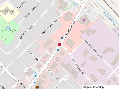 Location of Metro Plus Jean Xxiii at 5005 Boulevard Jean-Xxiii, Trois-Rivières