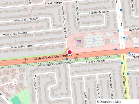 Location of Metro Plus Kelly Aylmer Inc. at 799 Bd Wilfrid-Lavigne, Gatineau