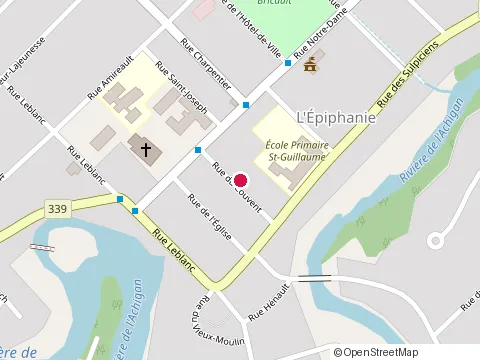 Location of Metro Plus l'Épiphanie at 24 Rue du Couvent, L'Épiphanie