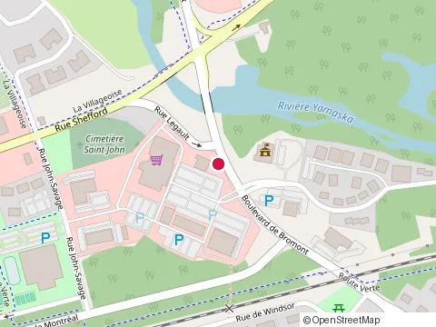 Emplacement de Metro Plus Plouffe Bromont au 89C Bd de Bromont, Bromont